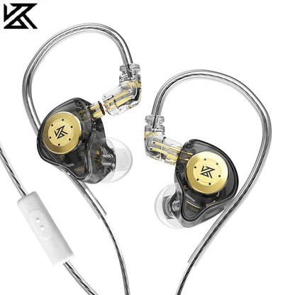 KZ EDX Pro Earphones Dynamic In Ear Monitor HiFi Wired Headphones Bass Stereo Game Music Earplugs Noice Cancelling Headset