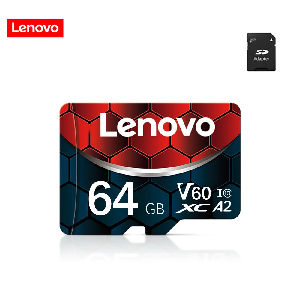 Lenovo 2TB Memory Card 128GB Class 10 V60 TF Card 1TB Mini SD Card 512GB 256GB A2 U3 Micro SD Card 128GB High Speed TF Card