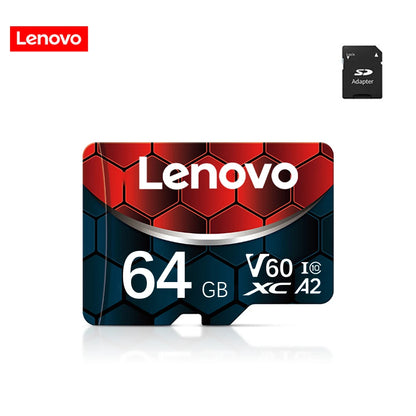 Lenovo 2TB Memory Card 128GB Class 10 V60 TF Card 1TB Mini SD Card 512GB 256GB A2 U3 Micro SD Card 128GB High Speed TF Card